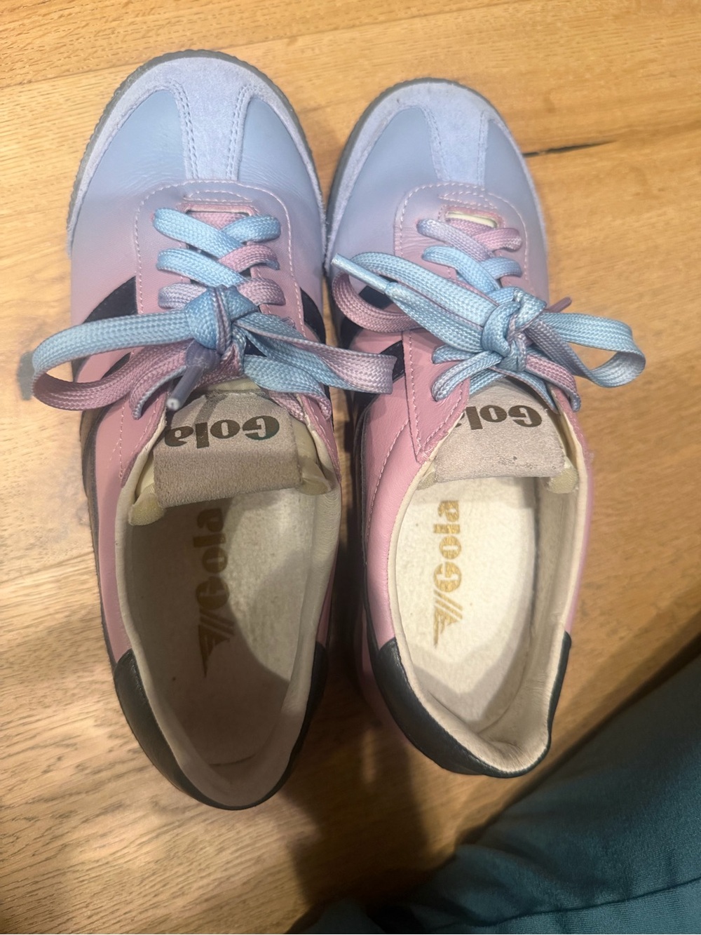 Gola Pink and Lavender Gradient Women's Sneakers ELAN OMBRE - Picture 7 of 9